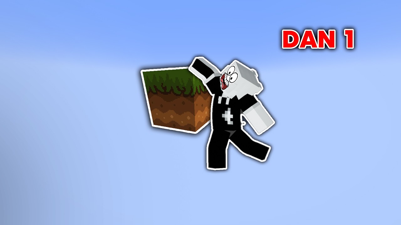 Preživljavam na JEDNOM bloku u Minecraftu!
