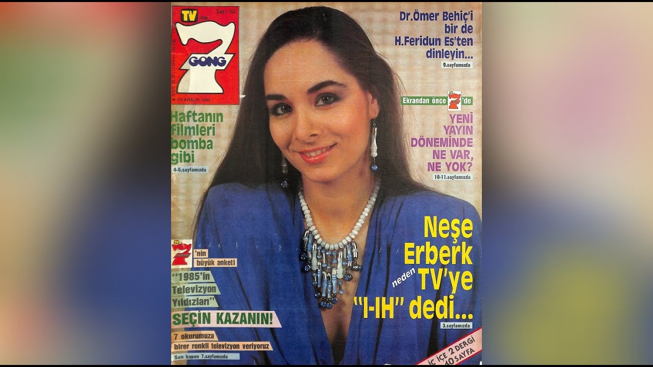 TVDE 7 GONG DERGİ 23 ARALIK 1985