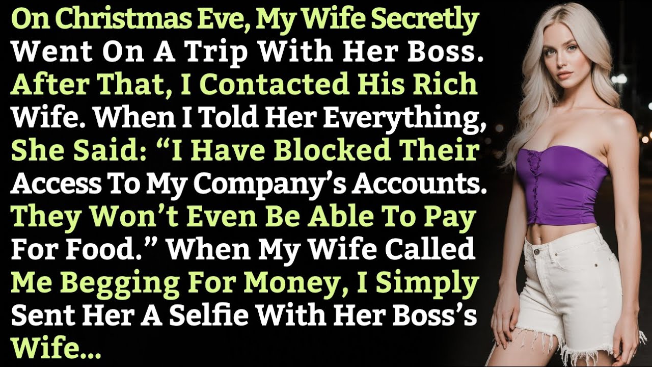 On Christmas Eve, My Wife Secretly Went On A Trip With Her Boss. After That, I Contacted His...