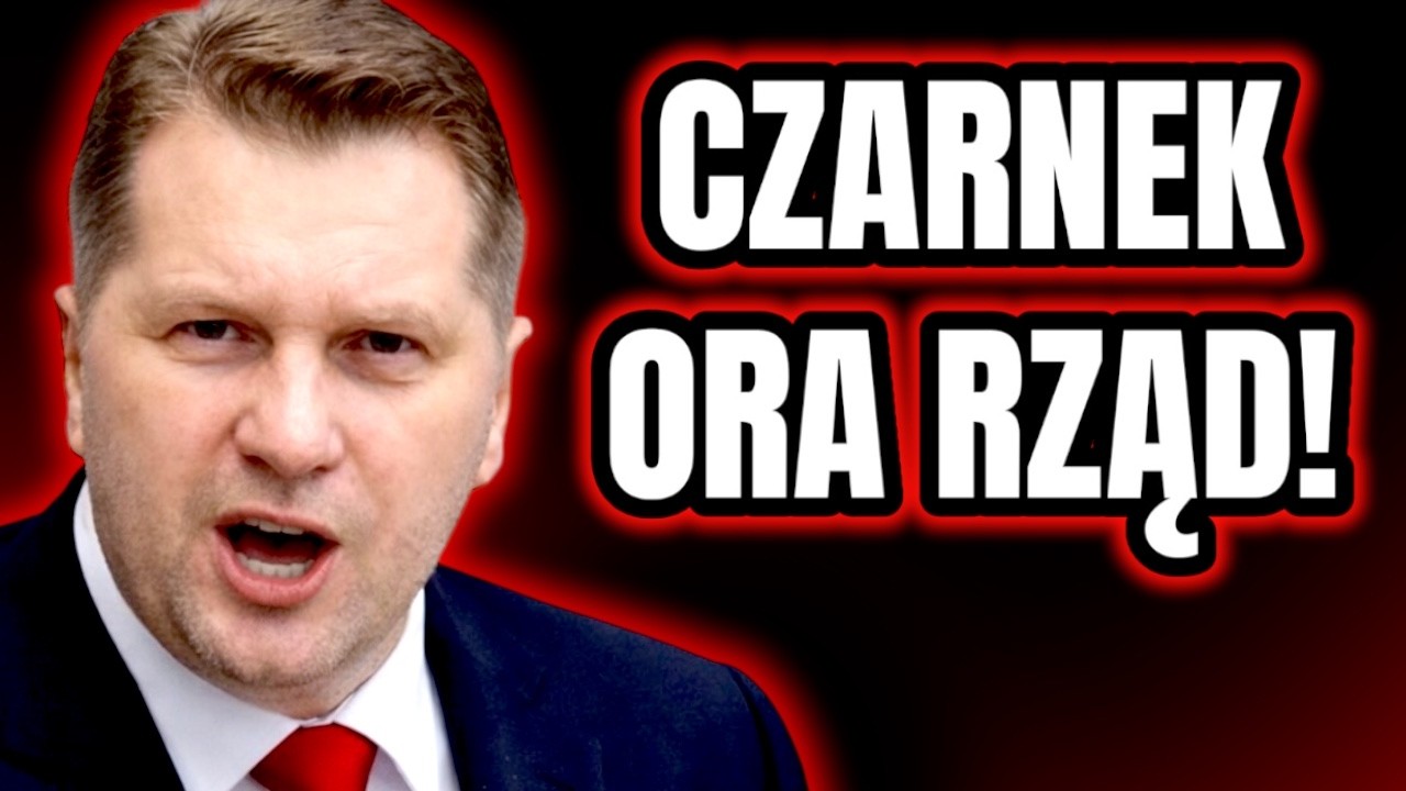 TUSK BEZRADNY! CZARNEK STAWIA RZĄD POD ŚCIANĄ!
