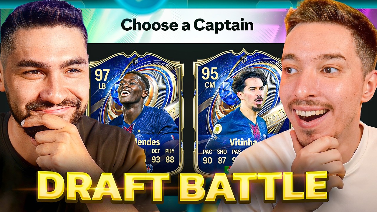 UN SINGUR ANTRENOR DIN JOC POATE SALVA O ECHIPA DIN DRAFT BATTLE THEO VS OVVY LA EA FC 26!