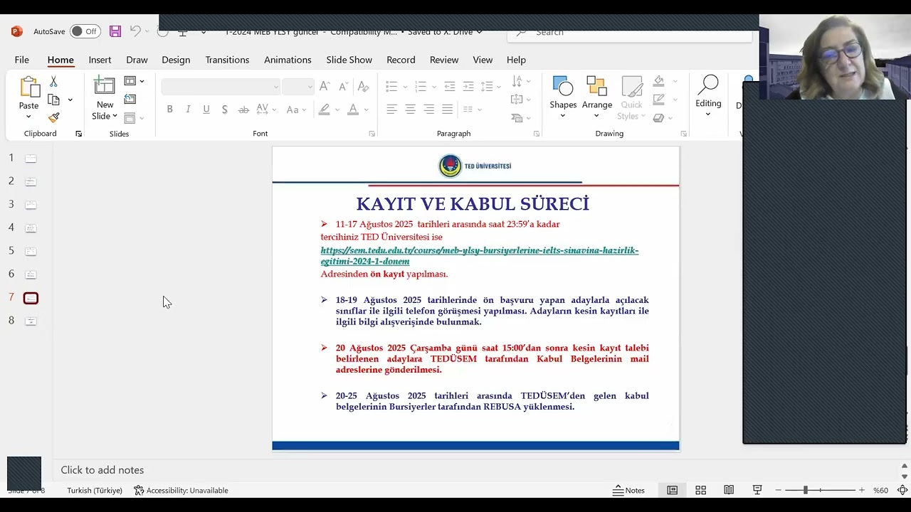 TED ÜNİVERSİTESİ-MEB YLSY 2024 Tanıtım Toplantısı