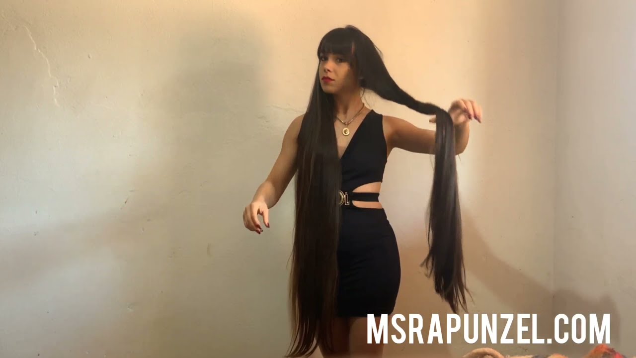 MsRapunzel | Twin Braids with Knee Length Hair