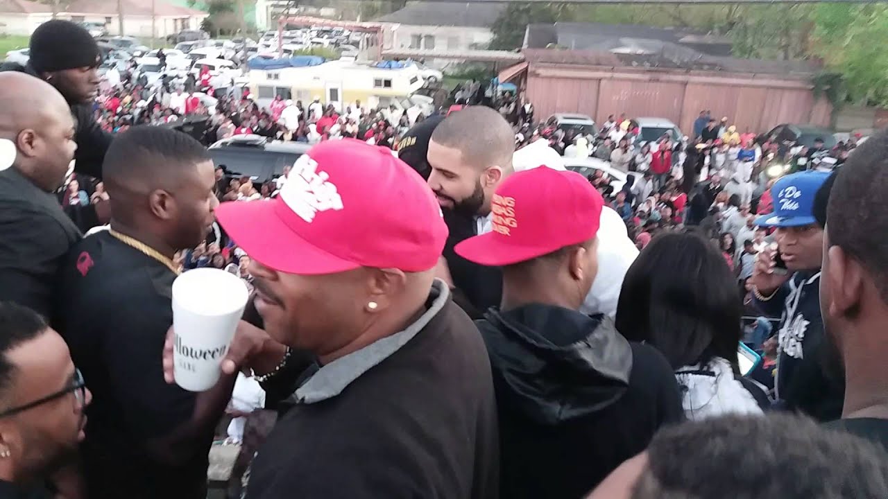 James Prince Jr. Arrives at his Block Party where rapper Drake is a guest!