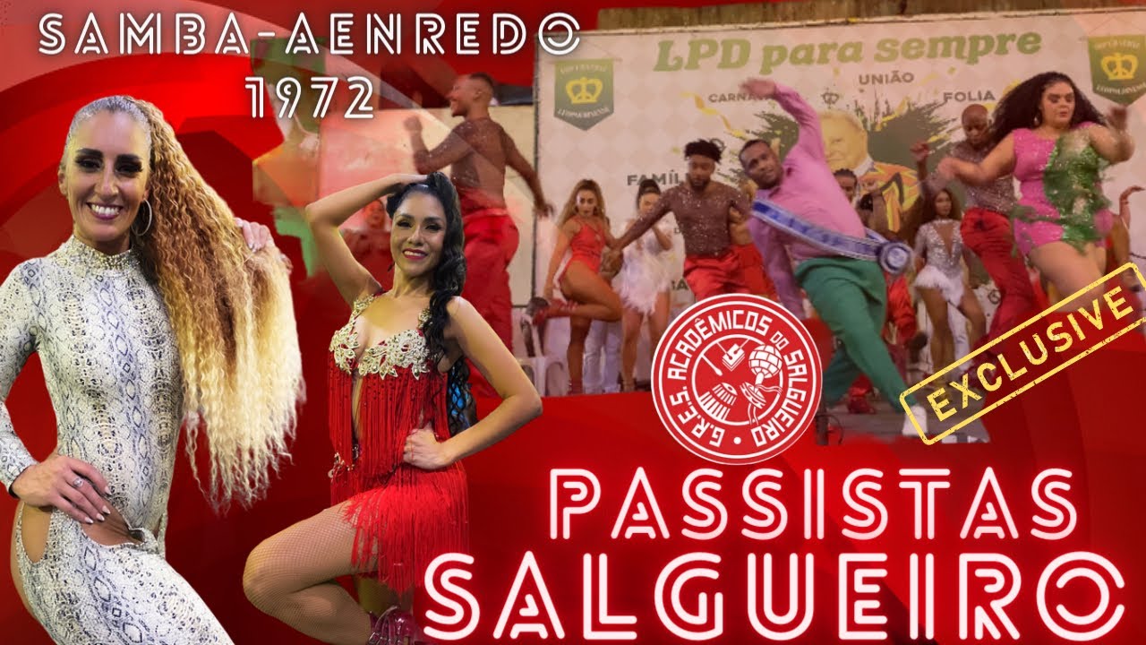 ATENÇÃO🚨 Passistas do SALGUEIRO dan Show! Samba -Enredo 1972🎶Minha Madrinha, Mangueira Querida 🎶