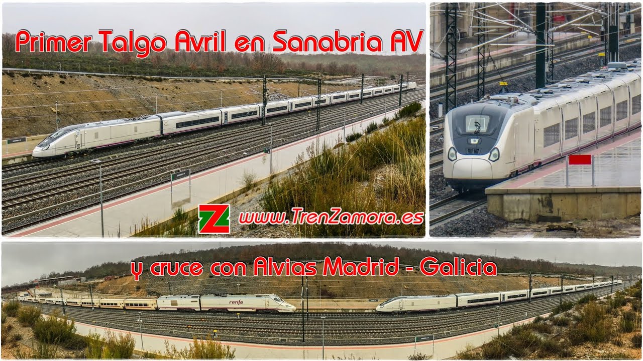 www.TrenZamora.es | Primer Talgo Avril en Sanabria AV (feb.2021)
