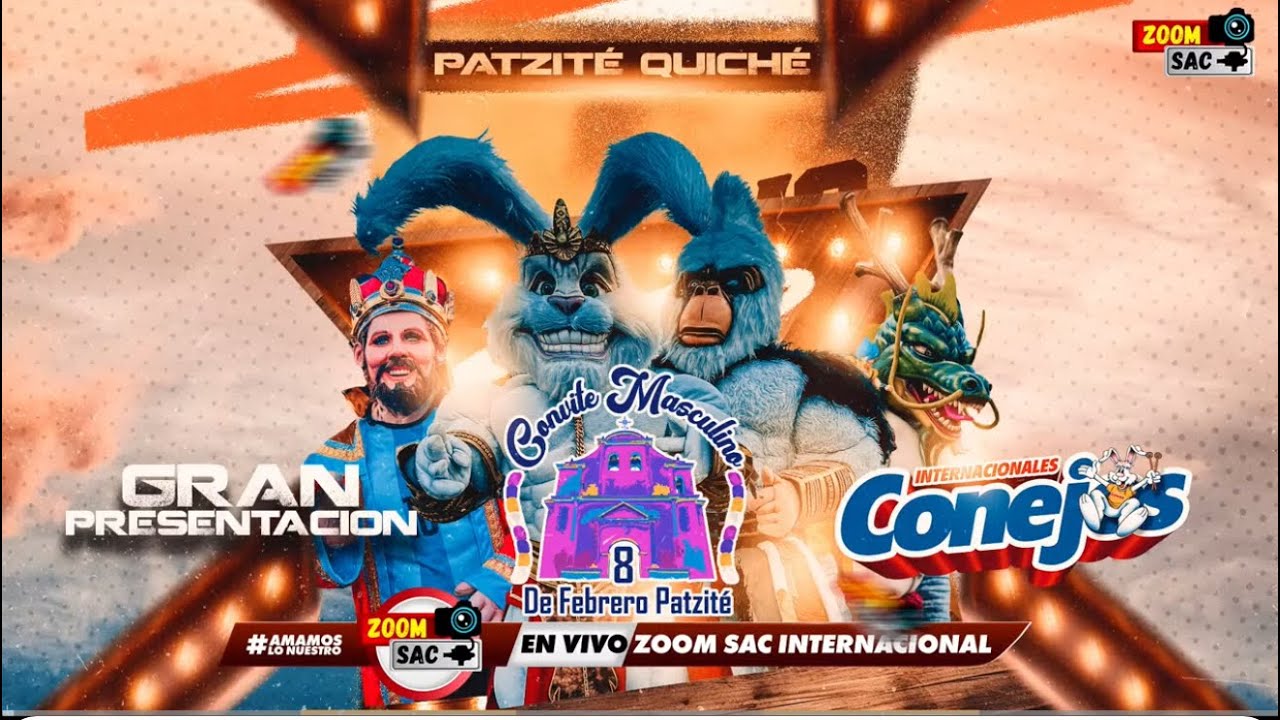 CONVITE MASCULINO DEL 8 DE FEBRERO AMENIZA INTERNACIONALES CONEJOS DESDE PATZITE