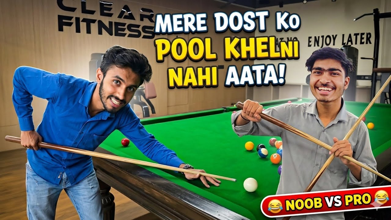 Mere dost ko pool khelna nhi aata 😂 Day 196/365