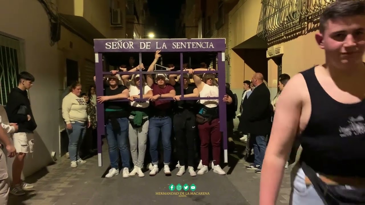 Tercer y último ENSAYO de la cuadrilla del Señor de la SENTENCIA | Cuaresma 2025