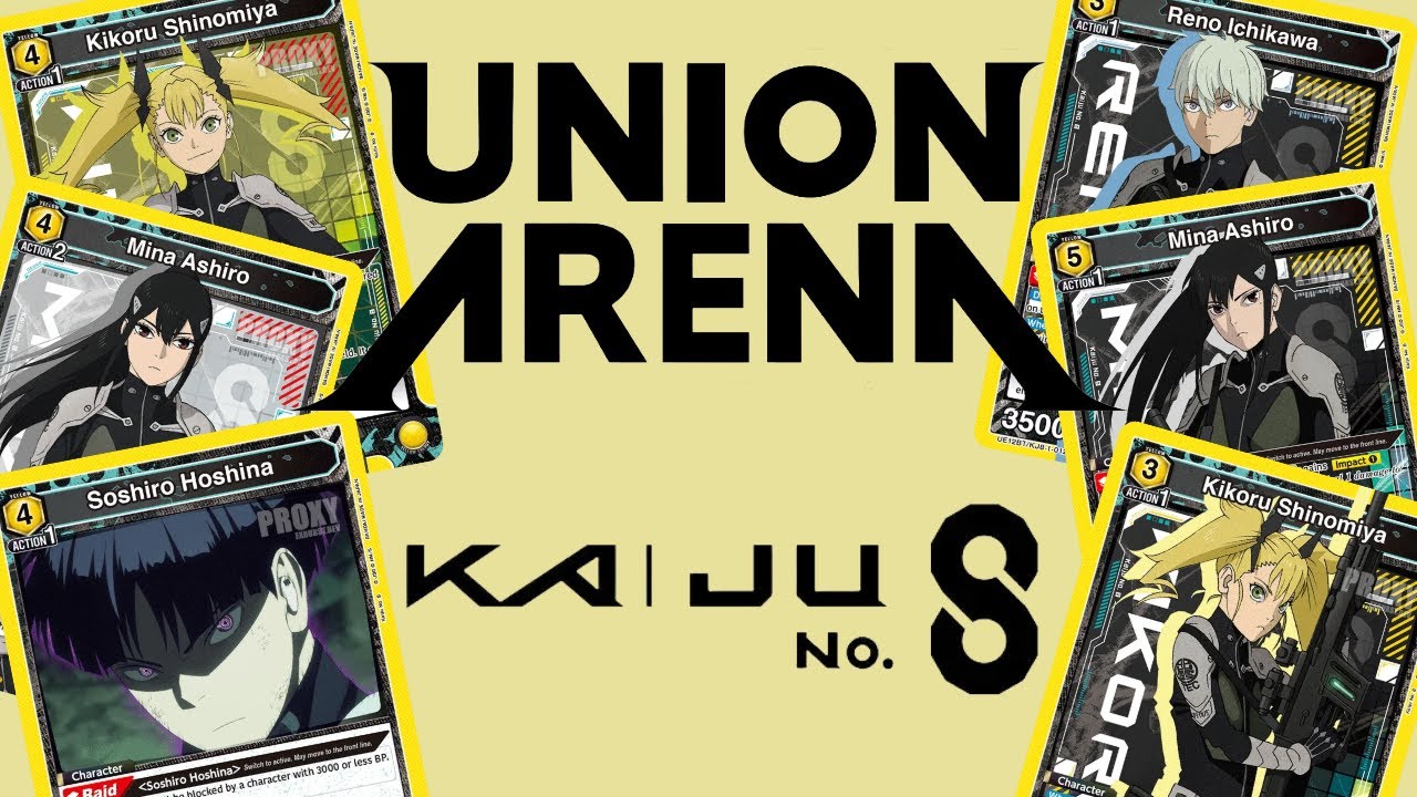 GOING OVER ALL KAIJU NO.8 YELLOW CARDS - Union Arena