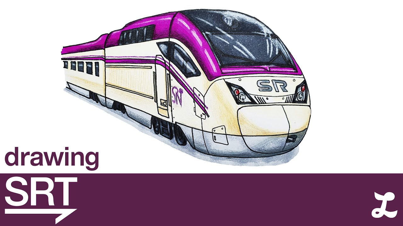 SRT 고속열차 그리기 (SRT) _아트고 RAIL
