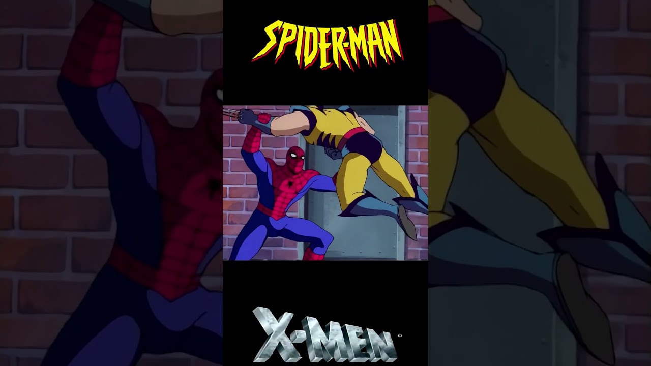 Spiderman vs Wolverine #spiderman #wolverine #xmen