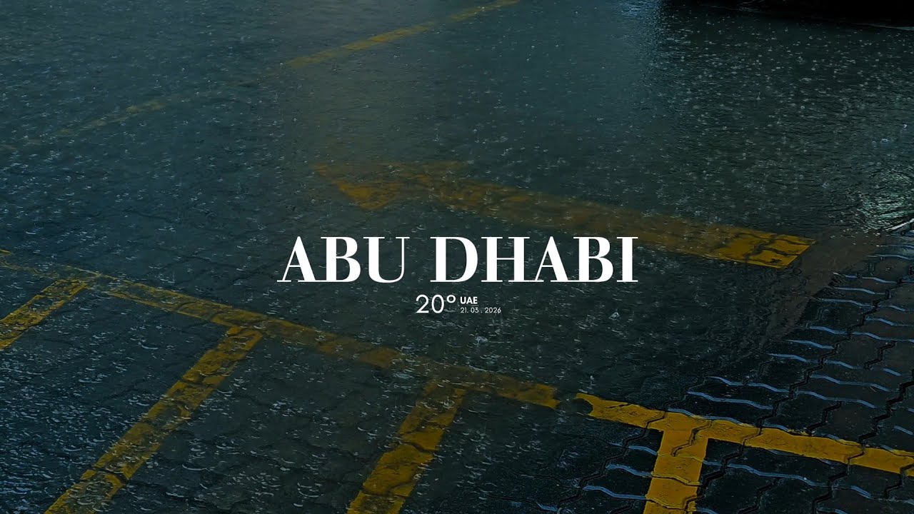 Good Morning Abu Dhabi ! 🌦️☔ Rainy Day Cinematic vlog 4k .Mobile Videography .8:00 AM 23.03.2026 .