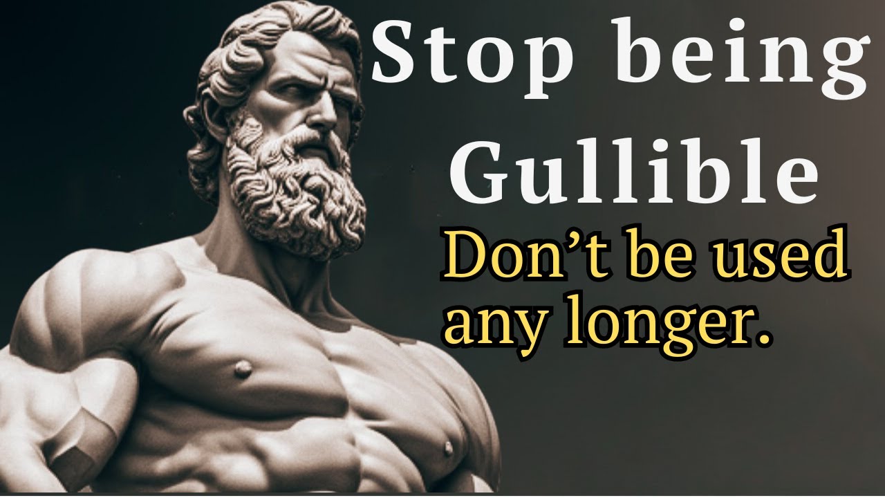 Stop being Gullible. Don&rsquo;t be used any longer