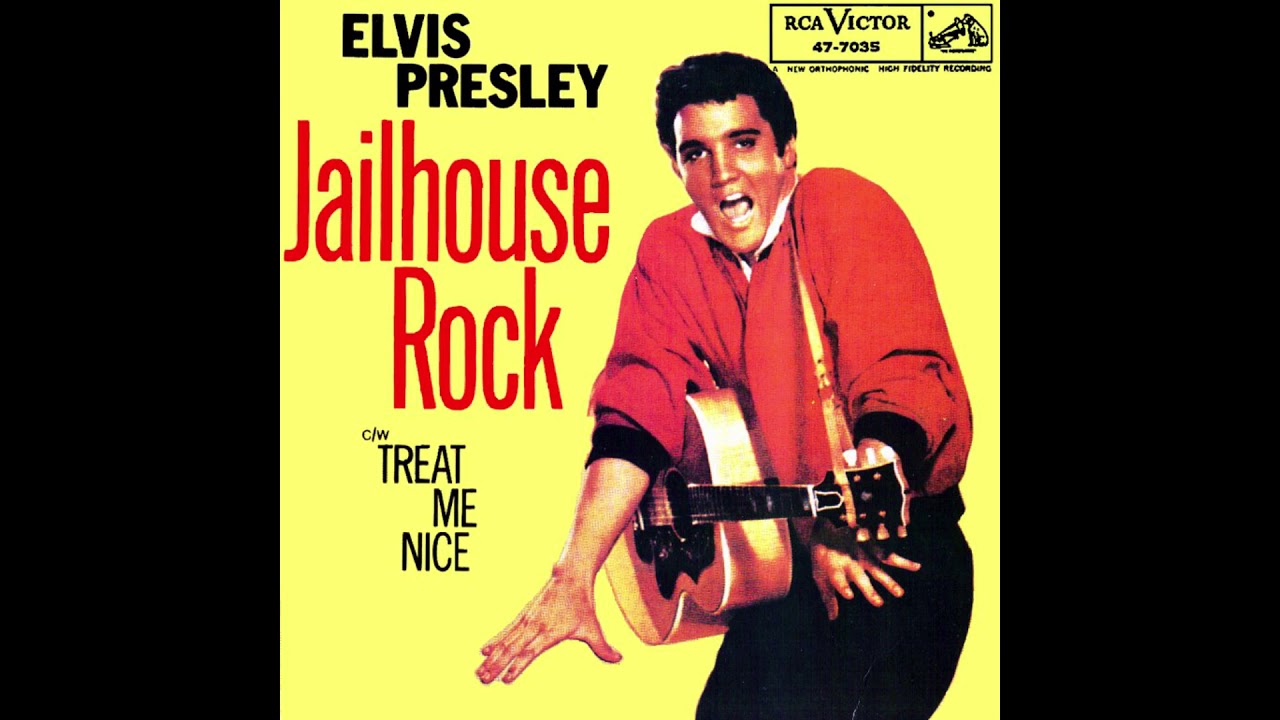 Elvis Presley - Jail house rock - Guitar Backing track - Standard Tuning (Key of E)