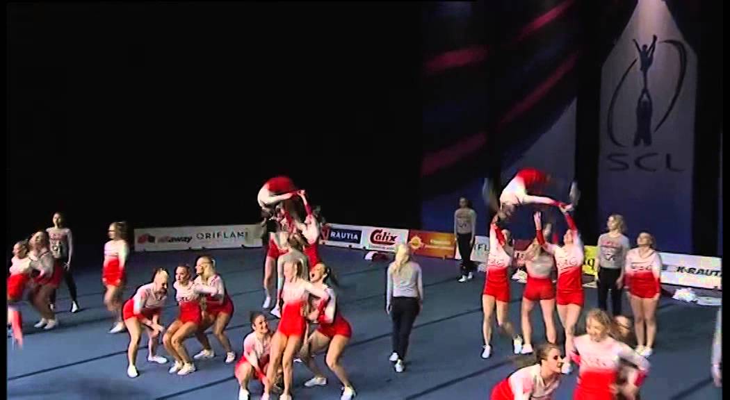 SM-cheerleading 2015, cheer, naiset: Helsinki Athletics Cheerleaders HAC Elite