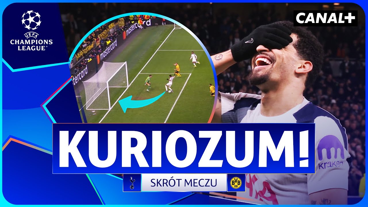 GOL PODWÓJNYM KRZYŻAKIEM! THOMAS FRANK URATOWANY?! TOTTENHAM  - BORUSSIA, SKRÓT MECZU