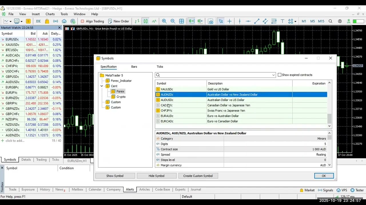 Как добавить котировки в MT5 на ПК (Как добавить котировки в Metatrader 5 Desktop)