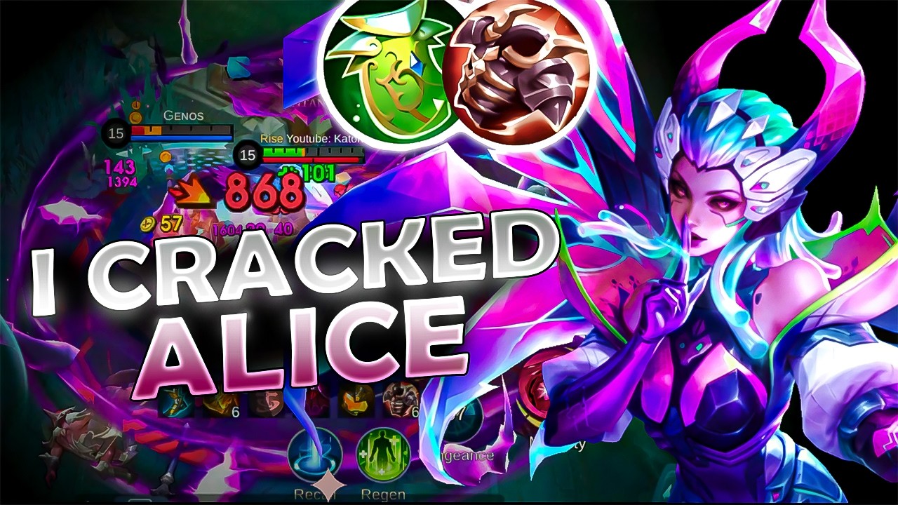 Alice Domination in Ranked🔥 Alice Guide and Build | Alice MLBB