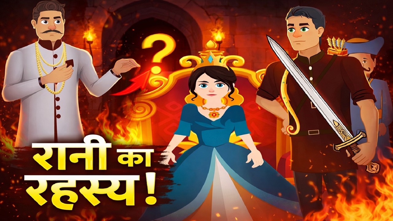 रानी का रहस्य| Hindi Animated Story | Moral Kahani  प्रेरणादायक कहानी | Cartoon Story