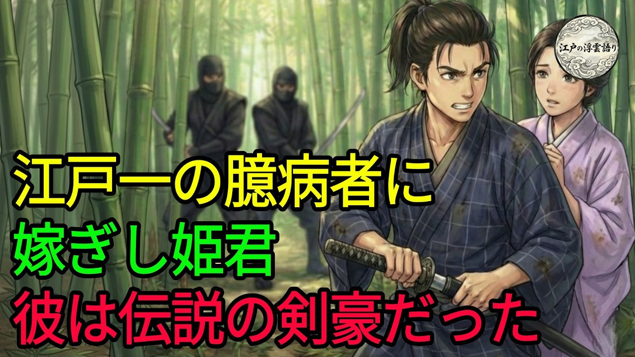 江戸の伝説──「屑拾いの馬鹿」に嫁いだ令嬢が、隠された剣豪の正体を暴く| 民話 | 野談 | 時代劇 | 昔話 | 説話 | 朗読 | 伝説 |