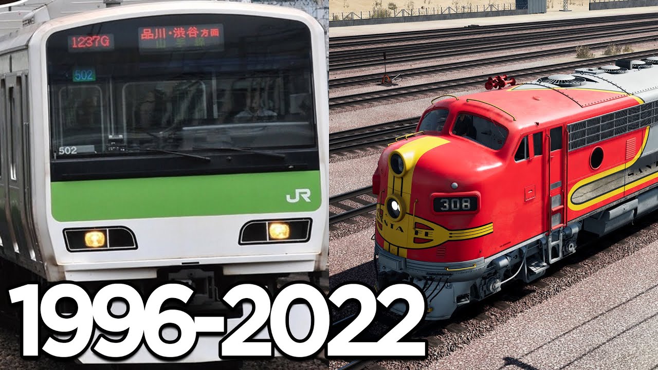 Evolution Of Train Simulator Games (1996-2022)