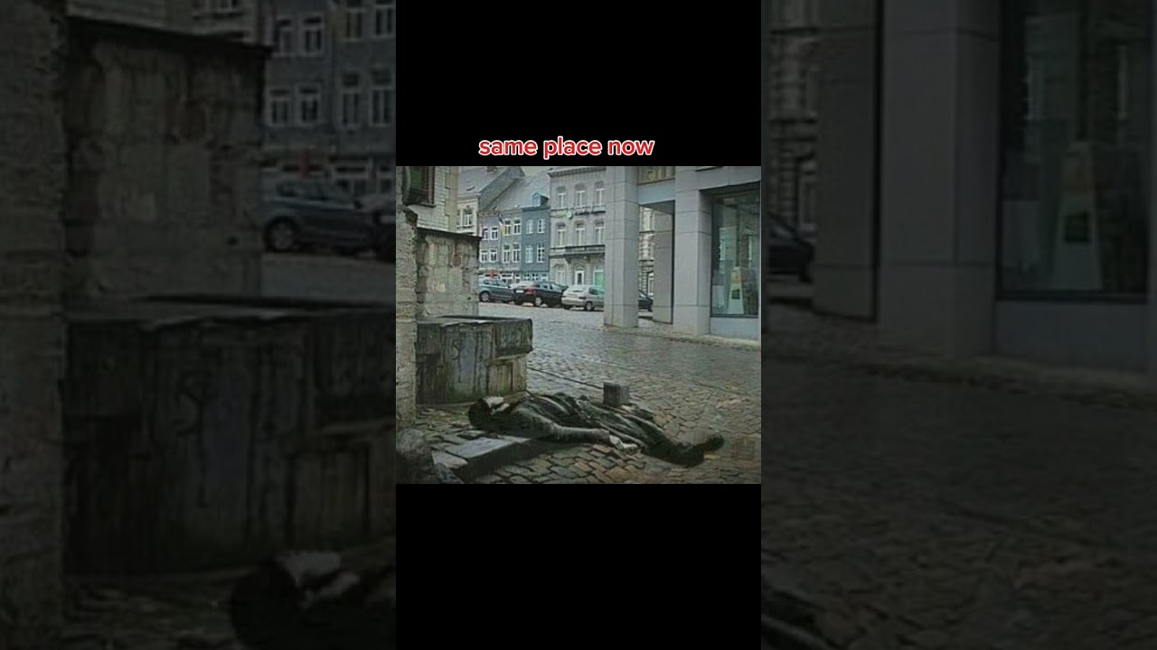 Witness WWII Then and Now: Seamless Photo Blends #viralshorts #ww2