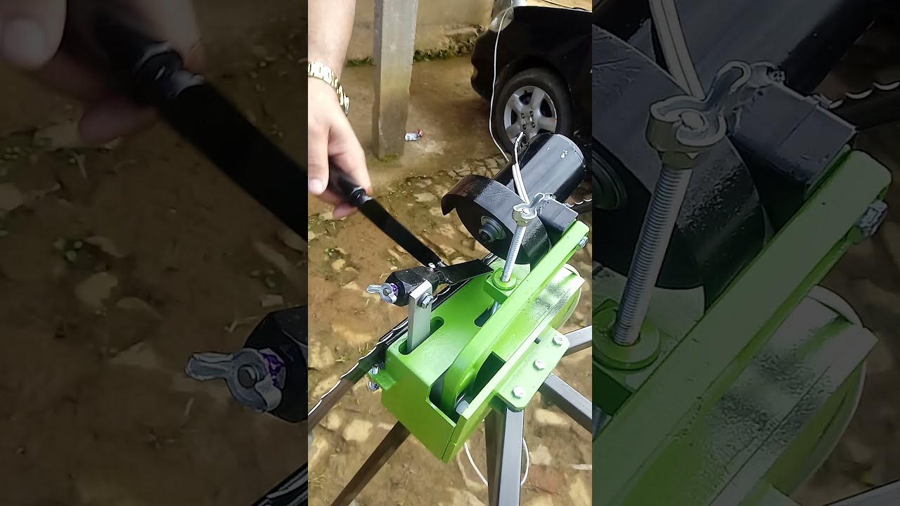 Como afiar uma serra de fita.