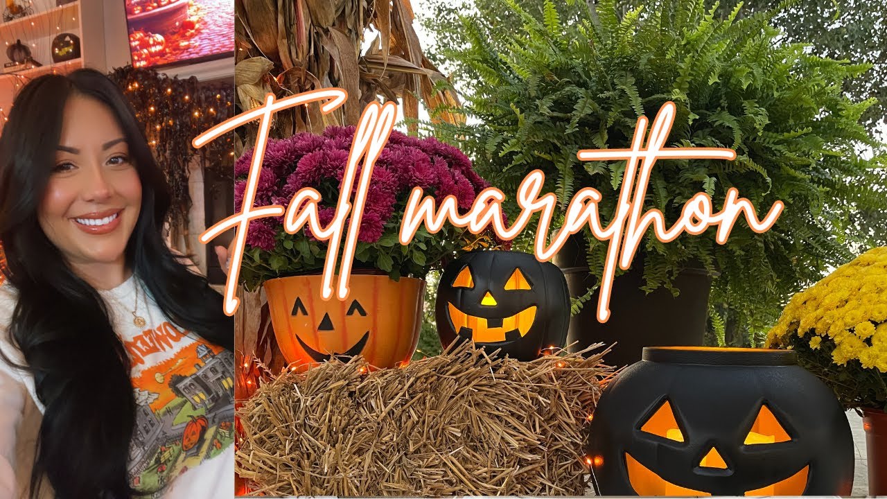 🍂 FALL DECORATE WITH ME MARATHON | COZY FALL DECOR IDEAS | FALL DECORATING 2024