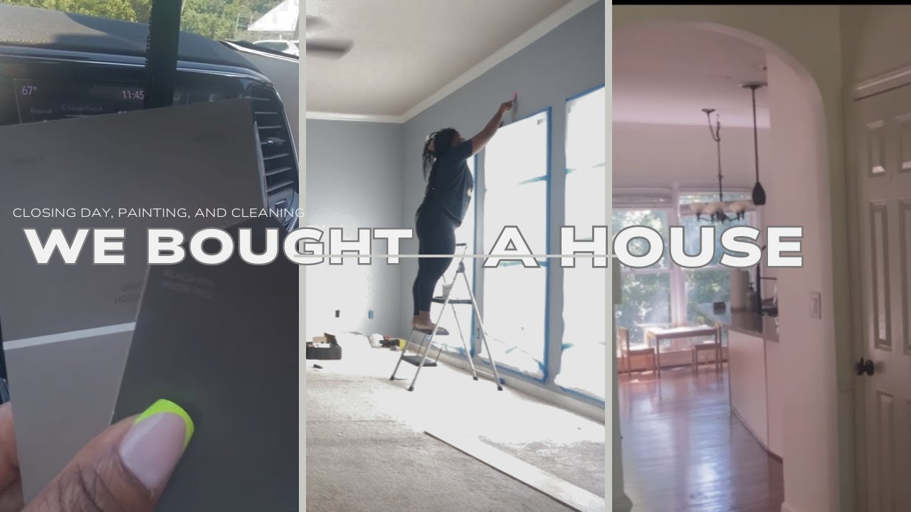 WE BOUGHT A HOUSE | closing day, painting, and endless trips to the hardware store