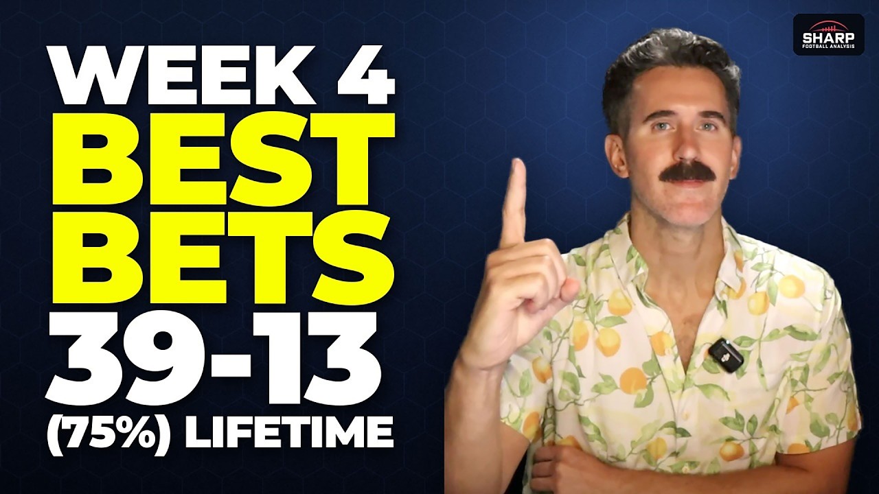 (39-13, 75%) NFL Week 4 Best Bets & Player Props 2026
