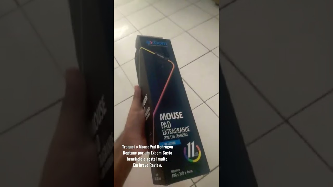 MousePad Exbom MP-LED3080 Extra Grande