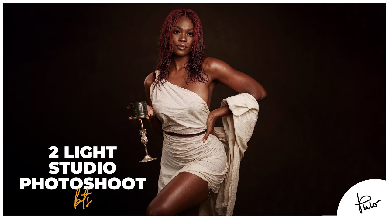2 LIGHT STUDIO PHOTOGRAPHY in HSS - BEHIND THE SCENES | Canon R5 + Sigma 85mm