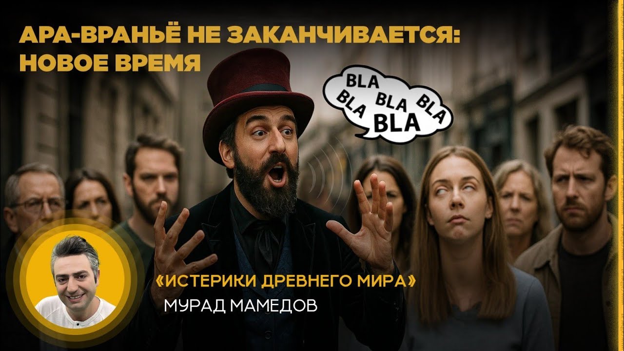 Ара-враньё не заканчивается: новое время. «Истерики древнего мира»