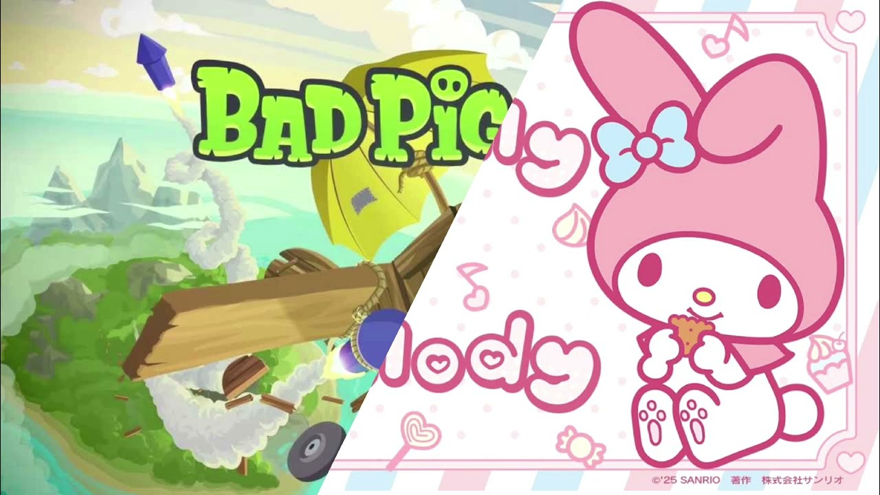 Bad Piggies main theme but it's My Melody Birthday Song (Sanrio)