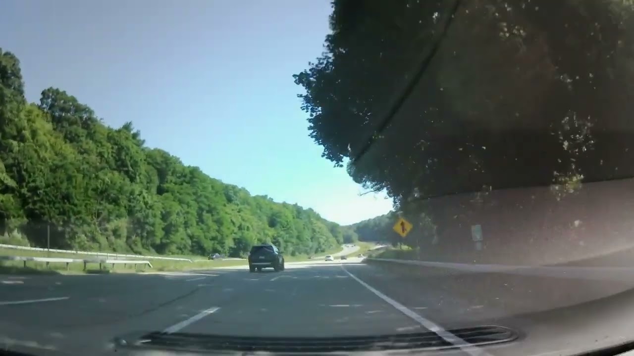 Saw Mill River Parkway to Taconic Parkway to Yorktown Heights NY - Dash Cam