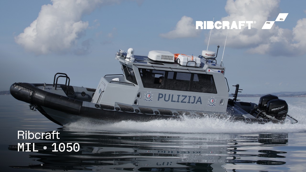 Ribcraft 10.5 PRO Wheelhouse - Malta Police Force