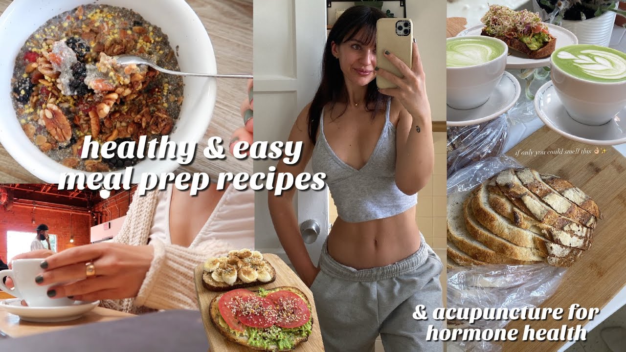 healthy & easy meal prep recipes, acupuncture for hormonal health, & creating calmness | VLOG