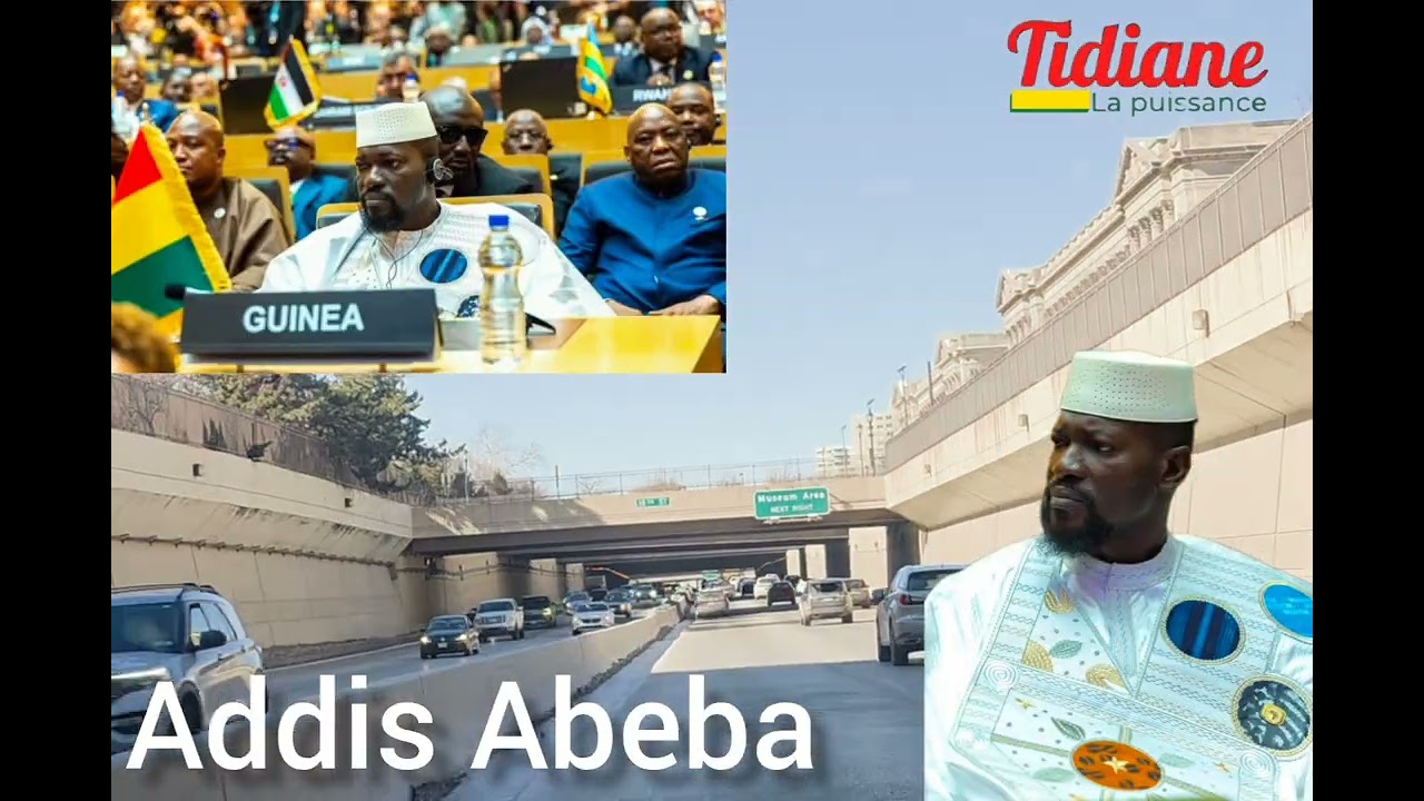 🚨 Mamadi Parjure Doumbouya le putschiste à Addis Abeba , franchement rien à dire .....