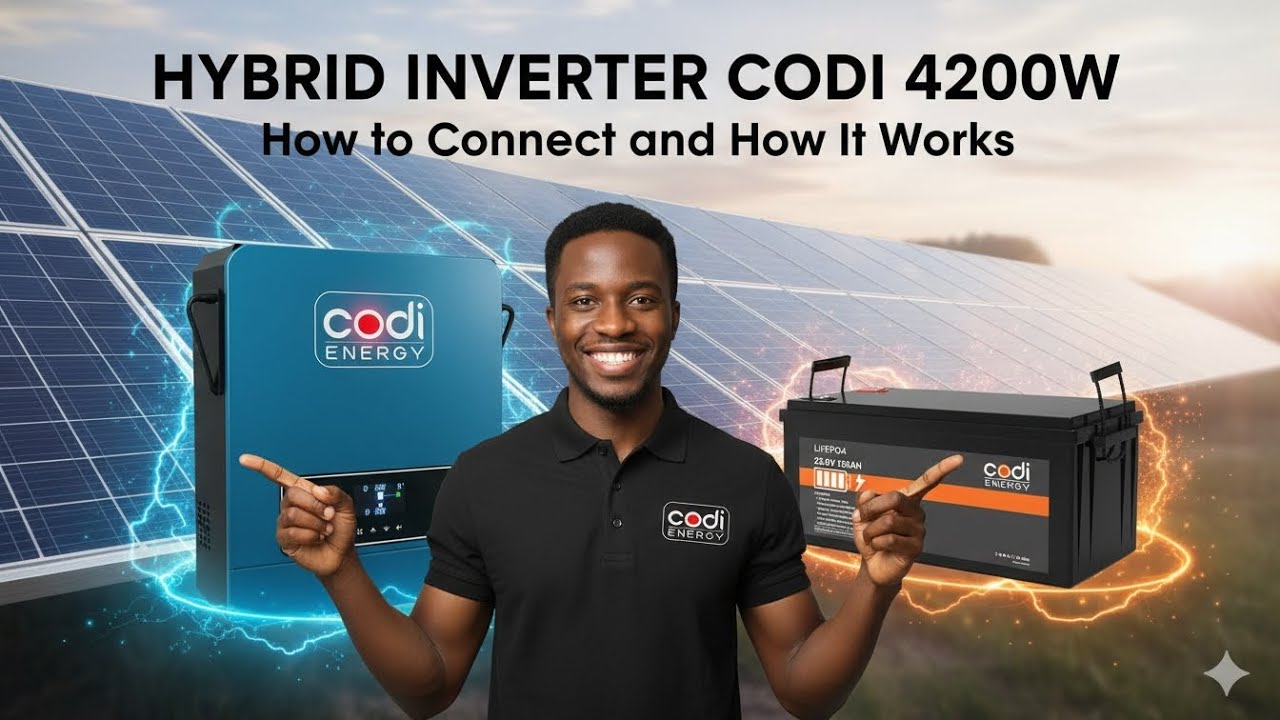 CODI 4200W — ідеальний інвертор для дому. Тест і поради!
