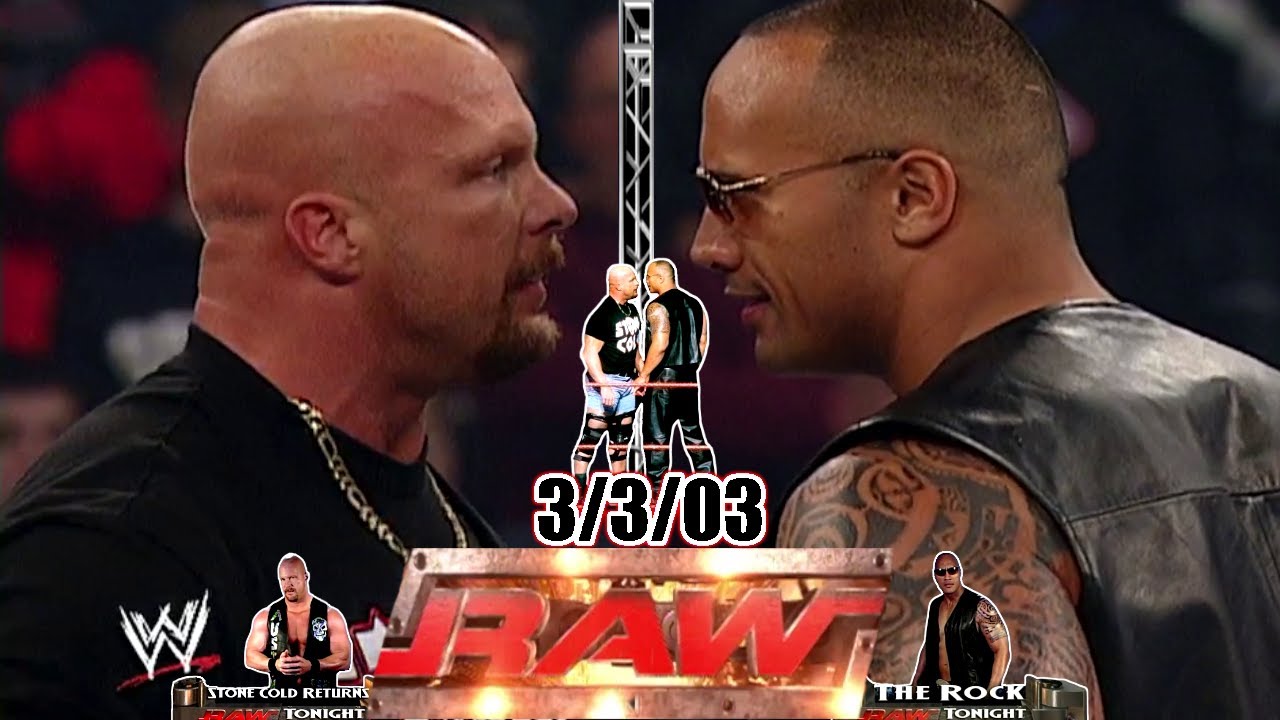 WWE RAW — 3 марта 2003 г. Полный разбор — Остин возвращается. Рок бросает вызов Остину, чтобы орг...