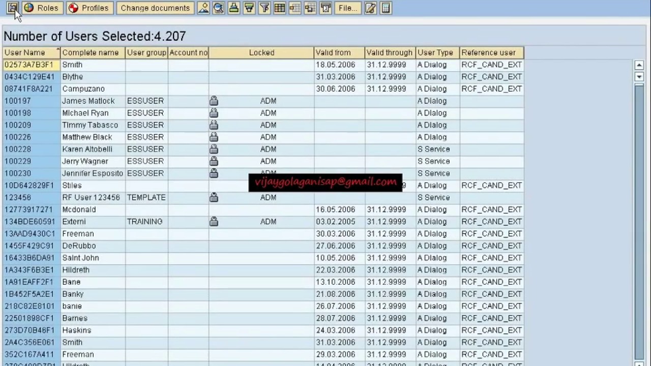 Total Number of SAP users in a client - techyskills, techy skills