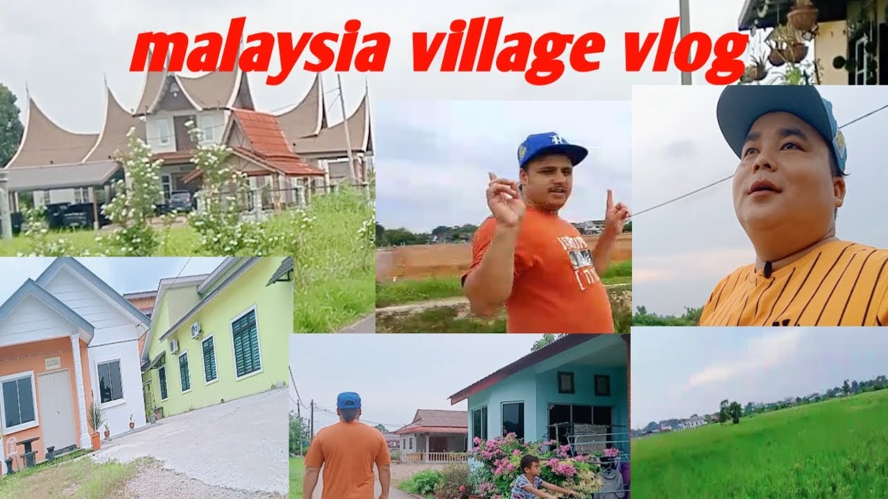 malaysia village vlog/malay gau malaysia /malaysia ko gau gumeyo🤗nepali best video santoshmagarvlogr