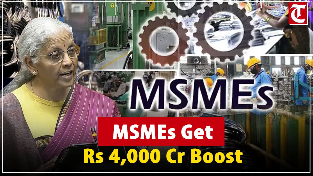 FM Sitharaman Boosts MSMEs: Rs 4,000 Cr Top-Up to Self Reliance India Fund & TReDS Move