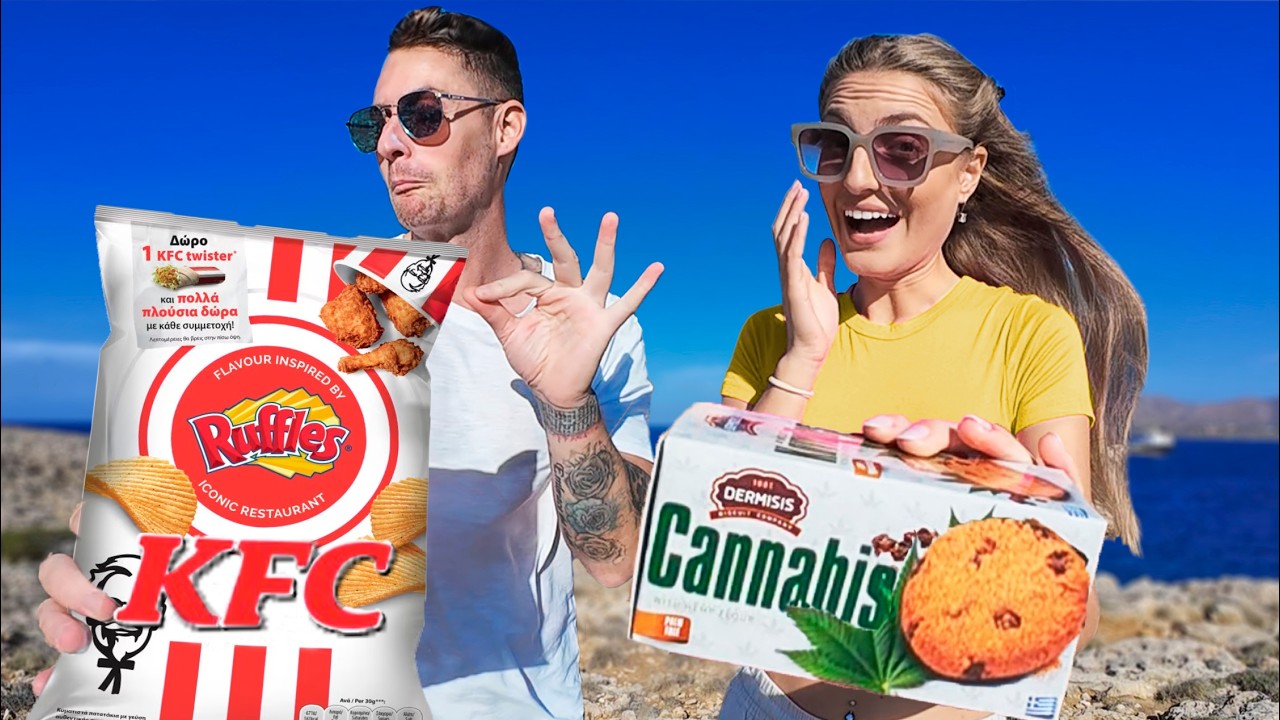 Tasting the WEIRDEST Sweets and Snacks from Greece!