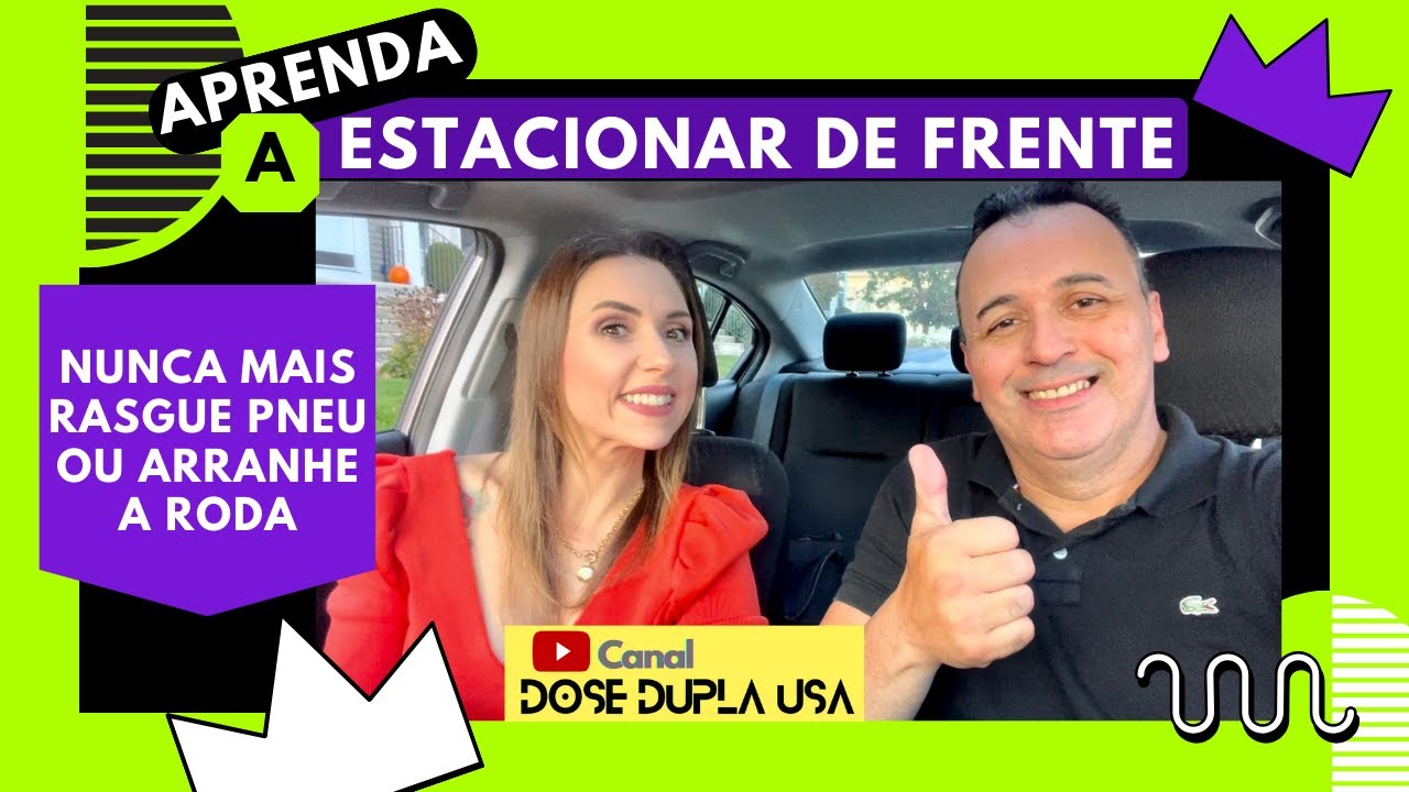 Aprenda a estacionar de frente e como sair da vaga entre dois carros.