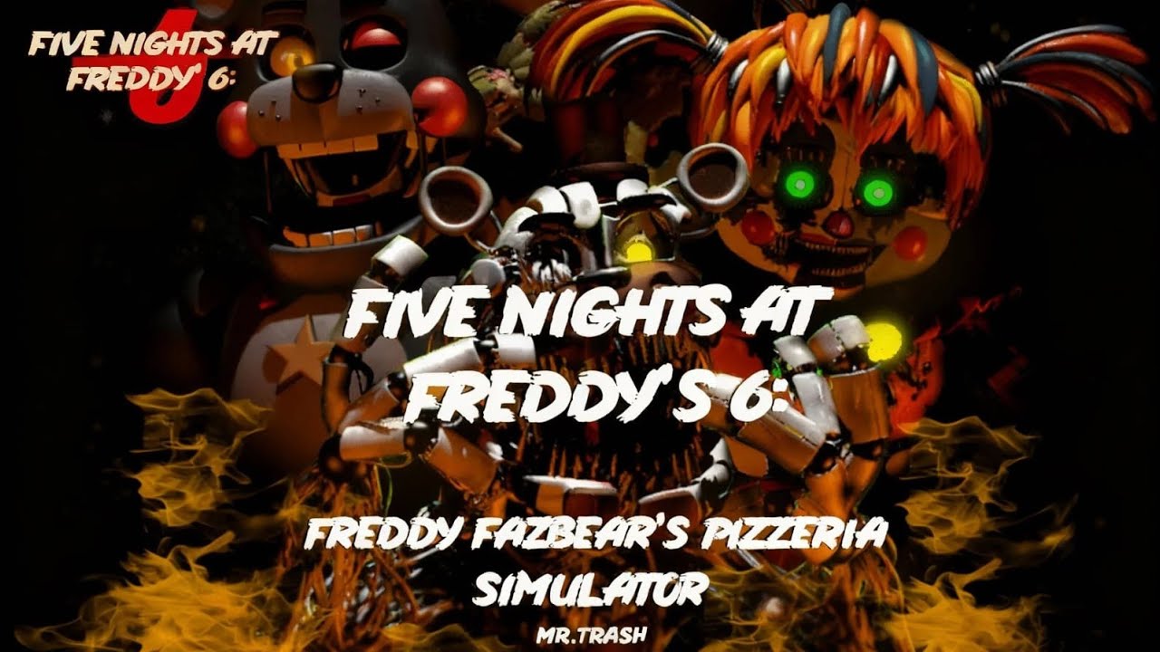 Primeira vez jogando - Five Nights at Freddy's 6 🐻🍕 cuidando da pizzaria do chupa cabra 🐐👻 #2