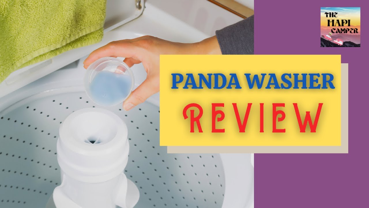 Review Panda PAN56MGP3 Washer | MAGIC CHEF 2.5 CF DRYER |  Laundry In A 5th Wheel | The Hapi Camper