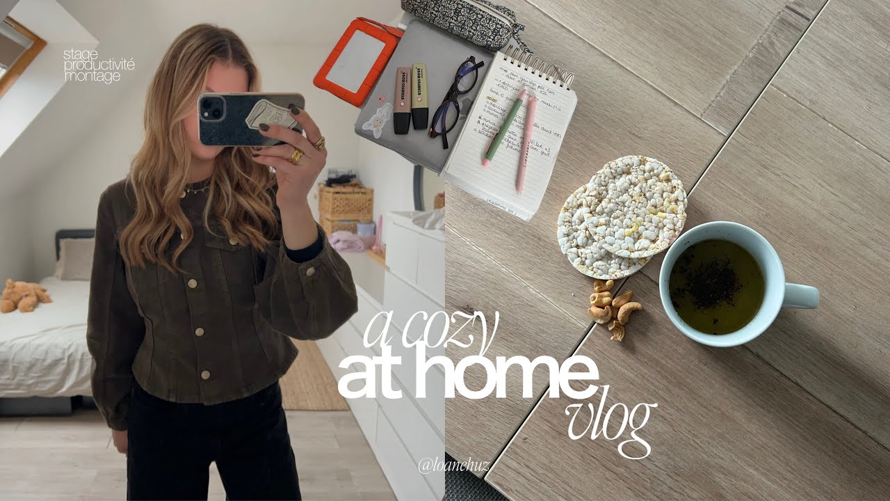 a chill at home vlog ♡
