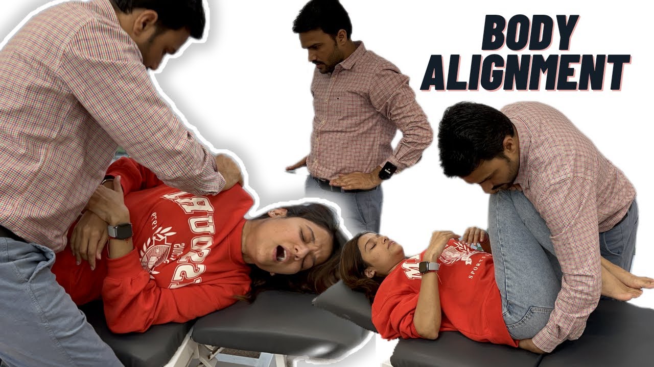 Opening tight muscle knot with chiropractic thrust | Dr. Harish Grover Chiropractor